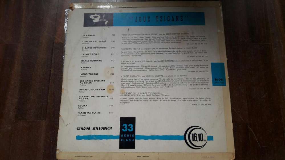 Disco Vinil Joue Tzigane