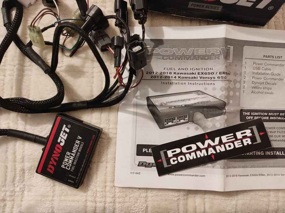 Dynojet Power Commander V (17-042)до Kawasaki Ninja EX650 / ER6n, Vers