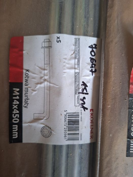 Kotwa murlaty m14x4500mm
