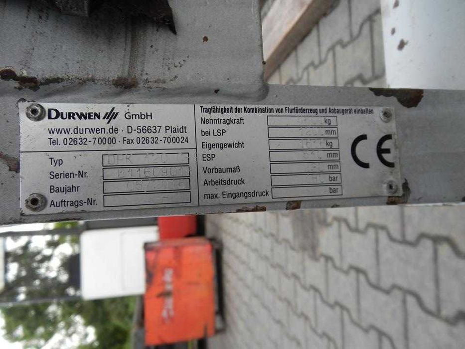 Paletyzer Durwen DPK 120 C-S do wózka widłowego