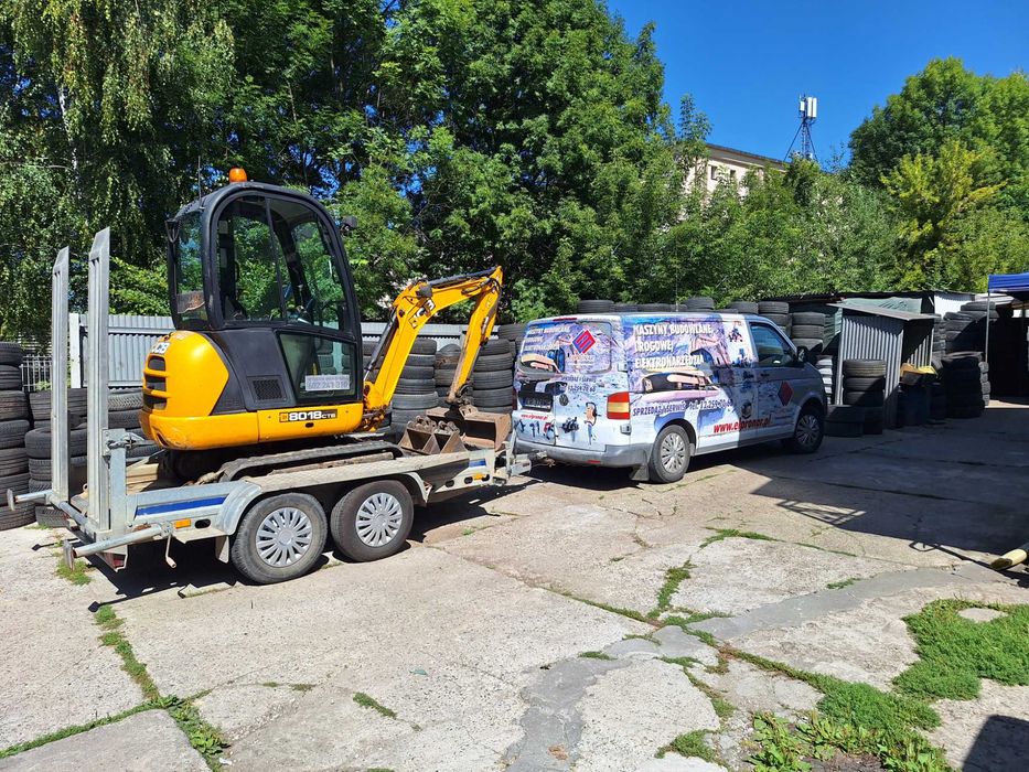 Usługi Mini-Koparką JCB 8018 CTS-Wynajem Koparki z Operatorem