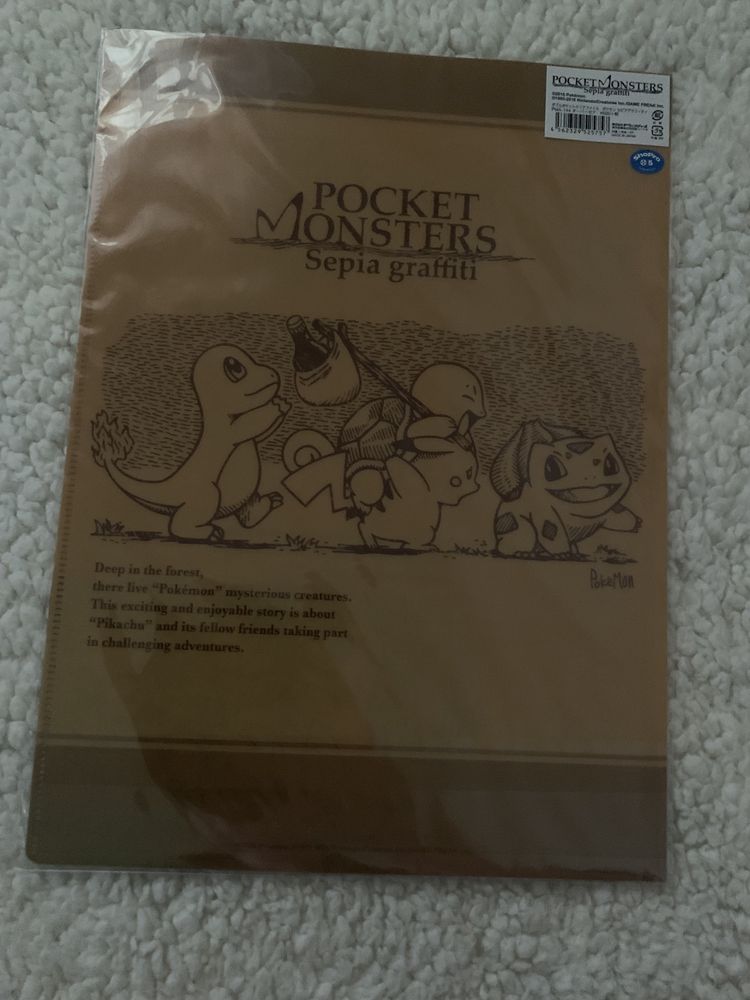 Pokemon Sepia Graffiti Double Pocket Clear File Over There Anime Poznan Lazarz Olx Pl