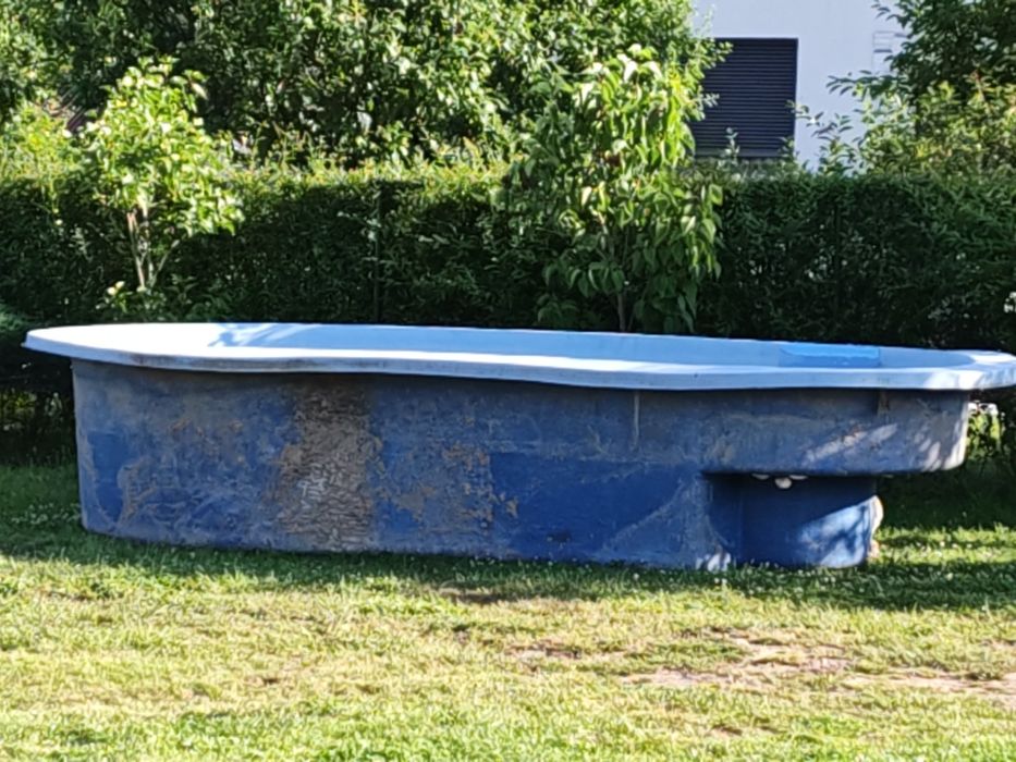 Basen z tworzywa duży gotowy do odbioru