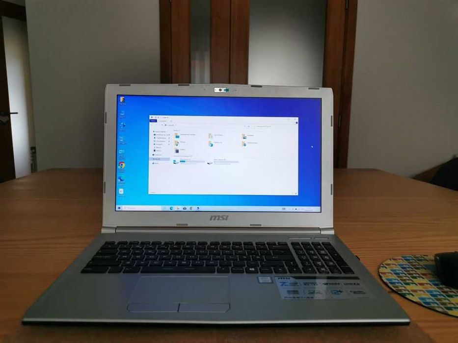 Portátil MSI i7-7700HQ + 8GB RAM + SSD M2 250GB Windows 10+Office