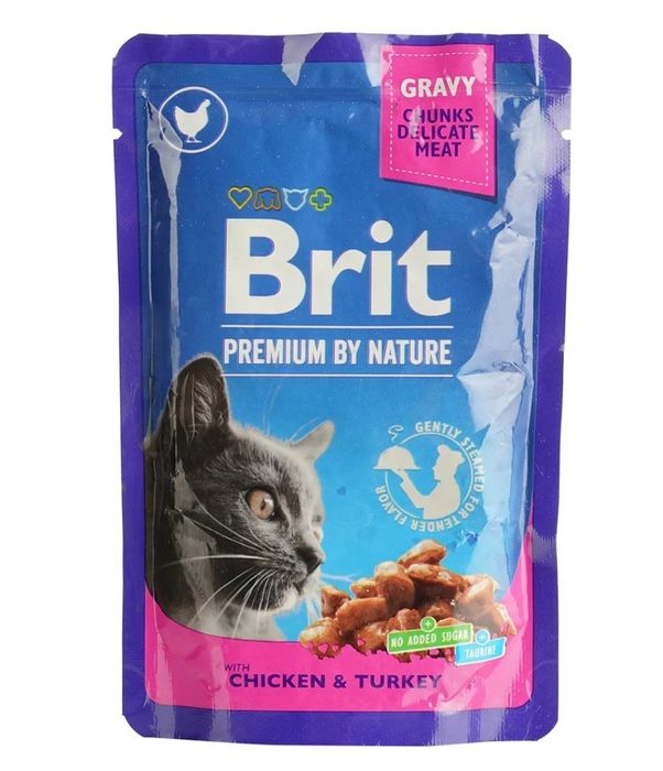 Brit вологий корм для котів