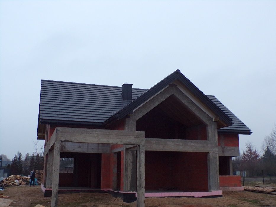 dachy ciesielstwo dekarstwo przebudowy, usługi dźwigowe,usługi koparką