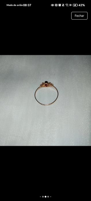 Anel de Ouro com pedra