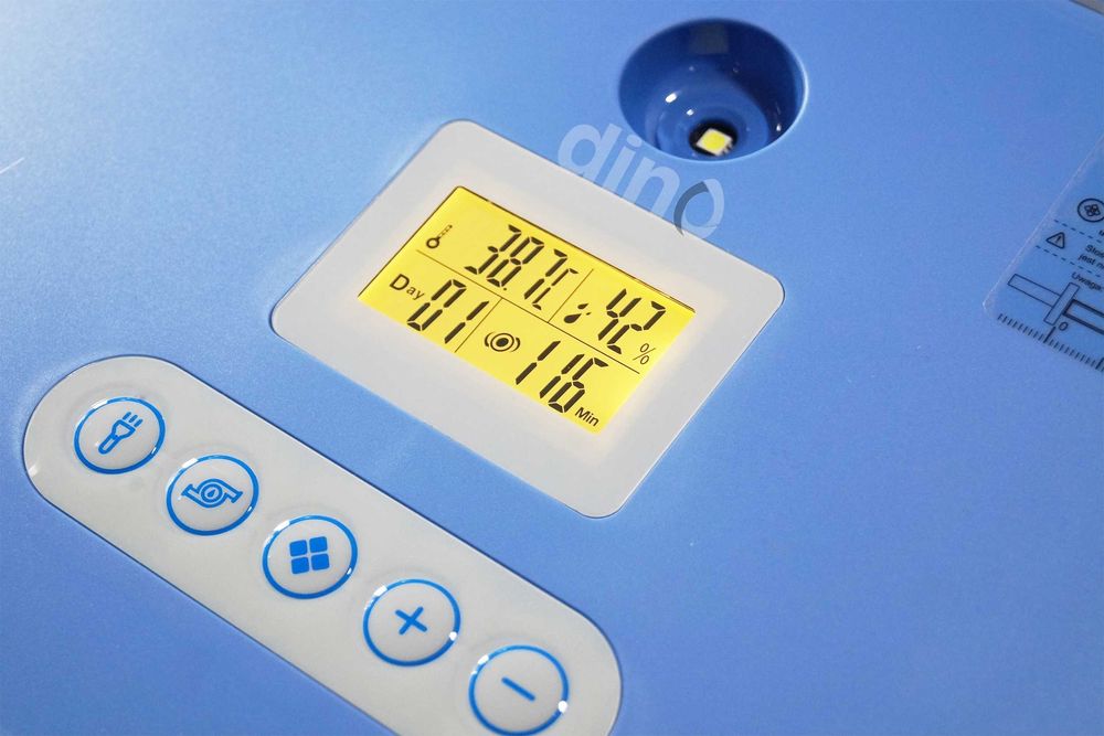 Inkubator Automatyczny klujnik DINO PRO 70jaj kur kaczek gęsi 12V 230V