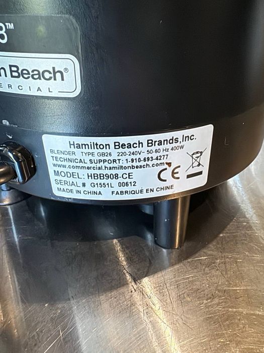 Блендер Hamilton Beach HBB908CE двошвидкісний