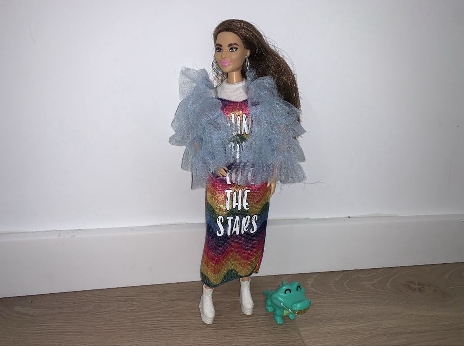 Zestaw Mattel Barbie Extra GYJ78 Lalka i zwierzątko.