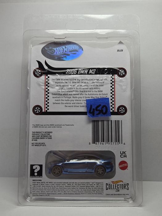 Bmw m3 e46 hot wheels rlc