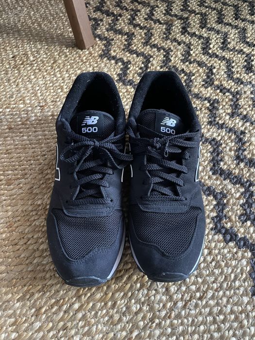 New Balance 500 44,5 czarno biale buty GM500EB2