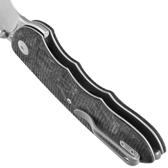 Nóż składany Viper Moon Dark Matter Black Fat Carbon, Satin MagnaCut