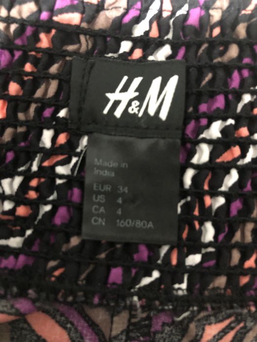 Vestido H&M multicor