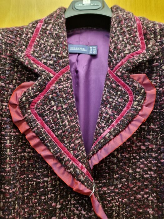Blazer em tons de rosa