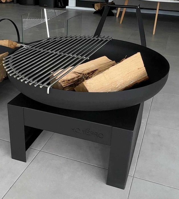 Вогнище для саду. Чаша для вогню. Садовий мангал з решіткою-гриль