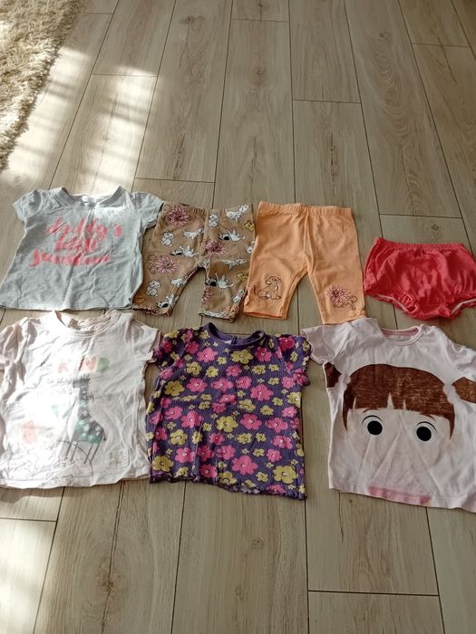 Zestaw ubranek na lato dla dziewczynki rozm.80