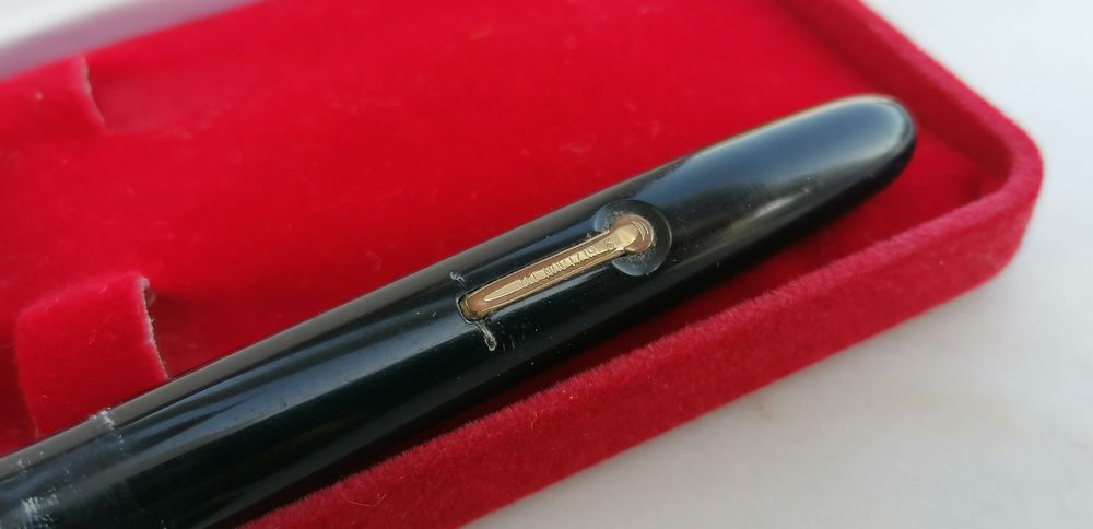 caneta aparo antiga konklin toledo