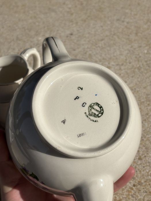 Conjunto de chá Sacavém numerado