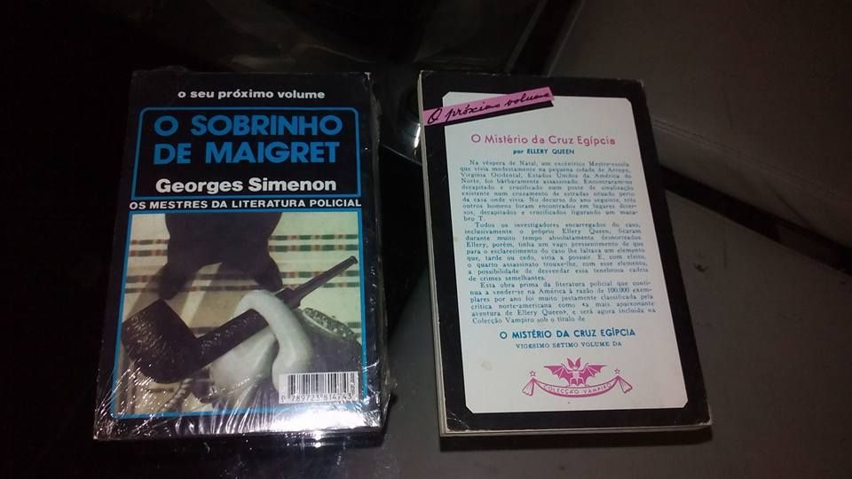 2 livros coleção vampiro, 1 deles novo selado