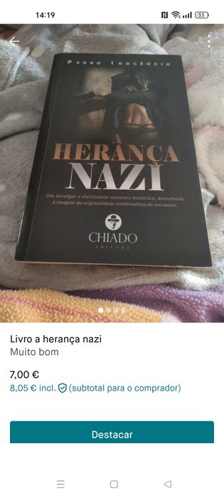 Livro herança nazi como novo
