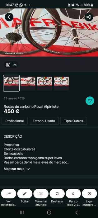 Acessórios para bicicletas oportunidades