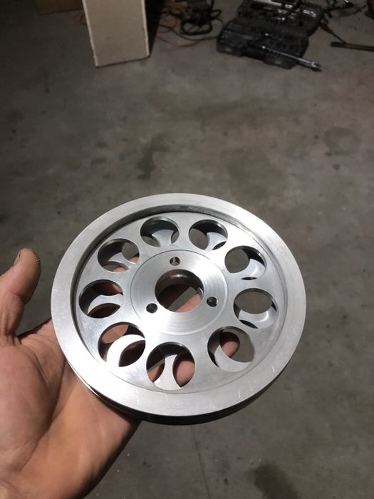 Aluminiowe koło pasowe 1:1 Fiat 126p kjs gsmp mt