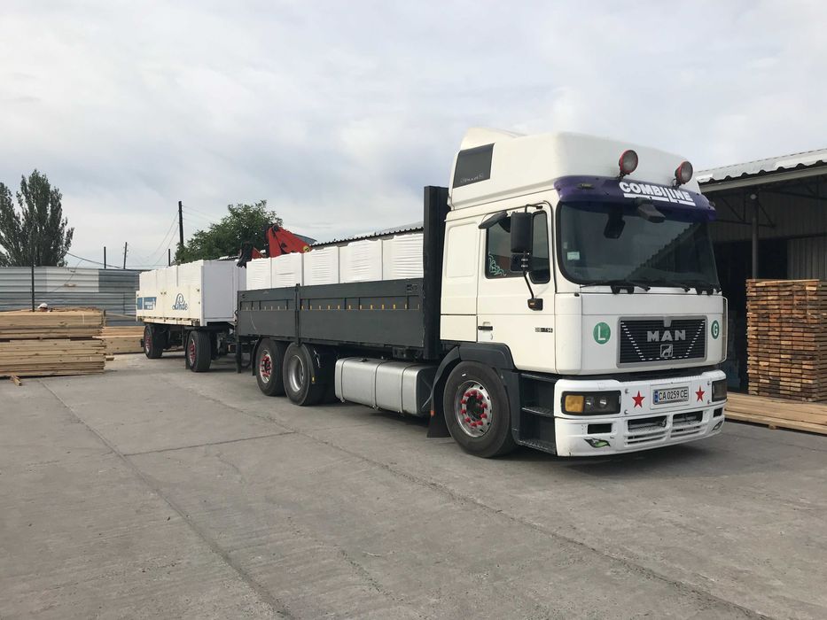 Доставка будматеріалів: маніпулятор до 22т