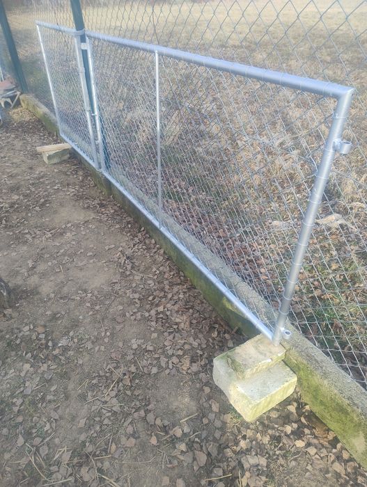 Brama ocynkowana 1+2m szerokość ,wysokość 1m.