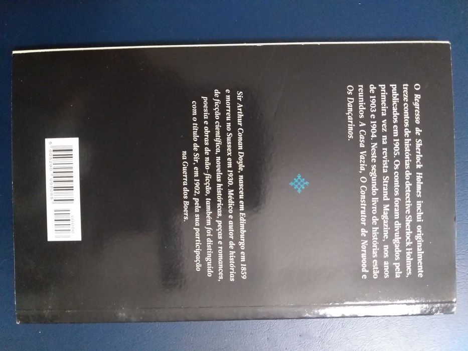 Livro "Sherlock Holmes: A Casa Vazia – Sir Arthur Conan Doyle"