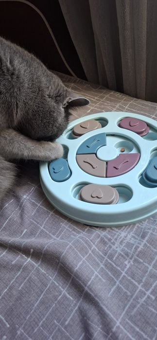 Интерактивная кормушка, игрушка для котов и собак