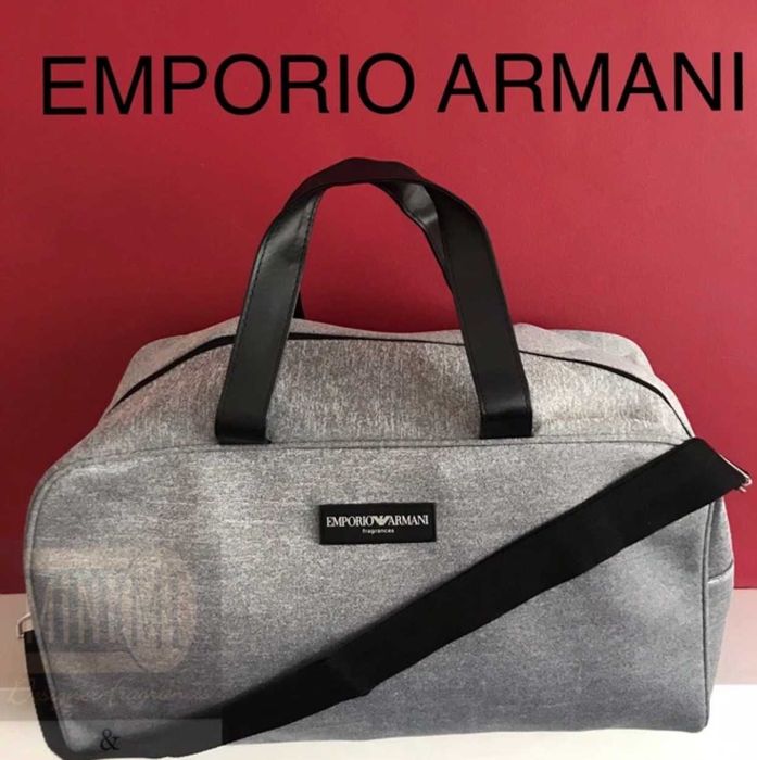 Стильна брендова сумка Emporio Armani для тренувань подорожей оригінал
