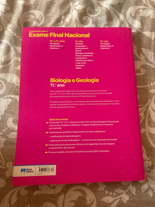 Manual de exame de Biologia e Geologia 2023 11°ano