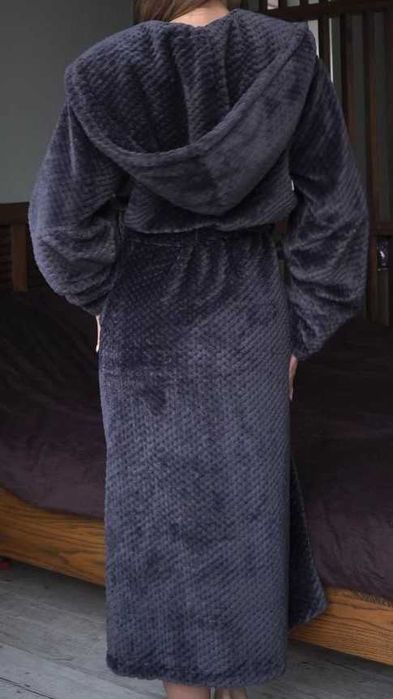 Нереально красивий жіночий махровий халат Ананаска. Женский теплый
