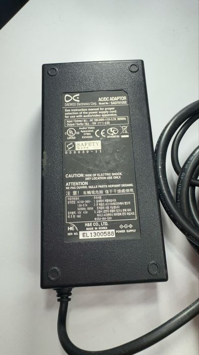 Блок питания (AC/DC адаптер) Daewoo Electronics SAD7015SE