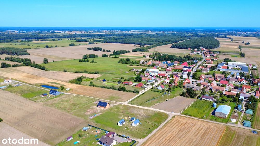 Działki budowlane 1000 m² – Bychowo | Warunki zabudowy | Blisko S5