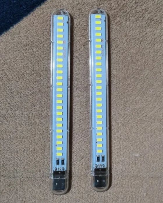 Лампа світлодіодна для повербанка 24 LED USB Холодне світло