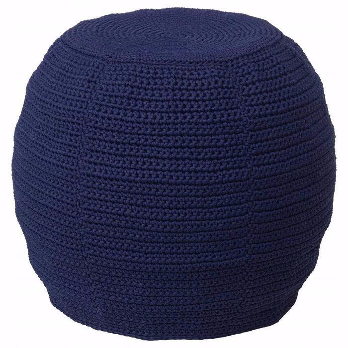 Pokrycie do pufy Ikea OTTERÖN granat INNESKAR plecione makrama
