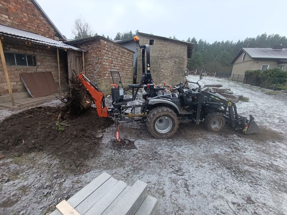 Montaż ogrodzeń panelowe, palisadowe, betonowe, usługi minitraktorem