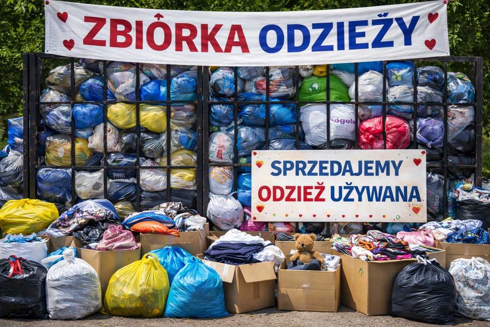 Odzież używana niesortowana zbiórka polska oryginalna niesort d2d