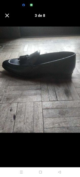 Sapatos homem Kurt Geiger (marca inglesa ), mocassim preto 42