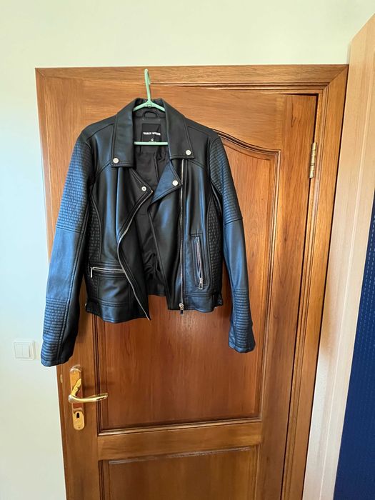 Kurtka damska w stylu ramoneski sztuczna skóra EUR 42