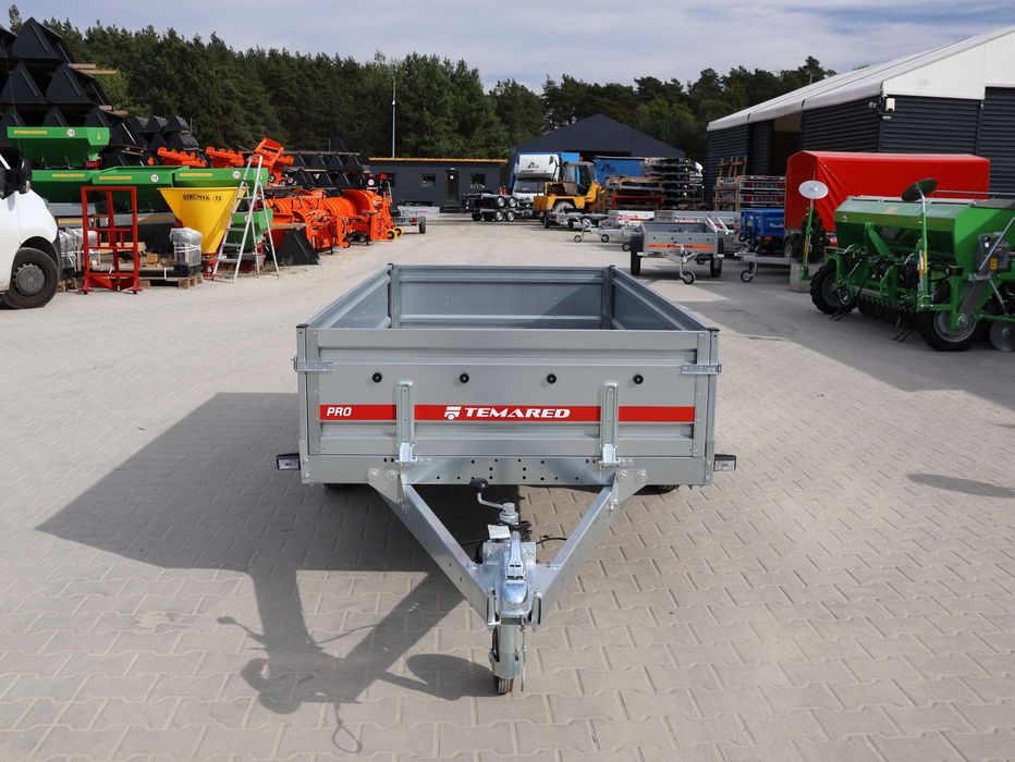 TEMARED PRO 2612 przyczepa lekka 264x126 cm 1 oś DMC 750 kg kat. B