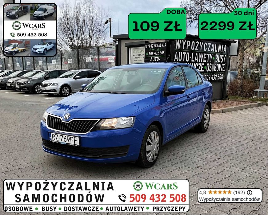 Wypożyczalnia samochodów Wynajem samochodu bus van osobowy bez kaucji