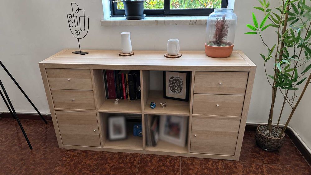 Movel de sala IKEA efeito carvalho