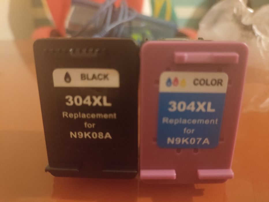 2 tinteiros usados compatíveis com HP n°304 (Ler descrição)
