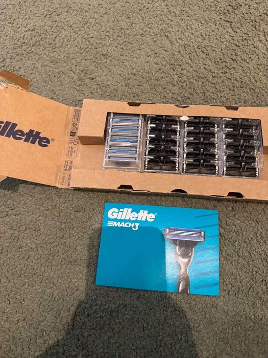 Gillette Mach3 Wkłady wymienne z 3 ostrzami, 20 sztuk 19106(7)