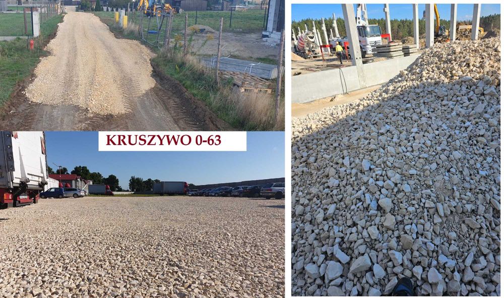 Kruszywo  z Dostawą, Mieszanki, Kliniec, Tłuczeń, Grysy-OKAZJA!