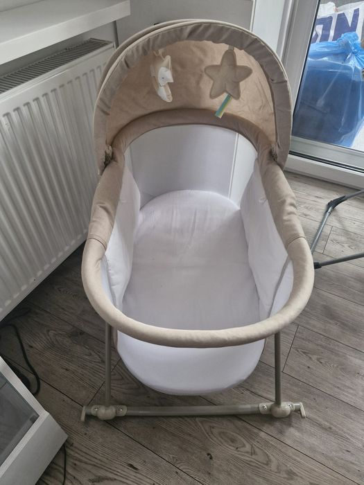 Kinderkraft leżaczek-łóżeczko beżowy