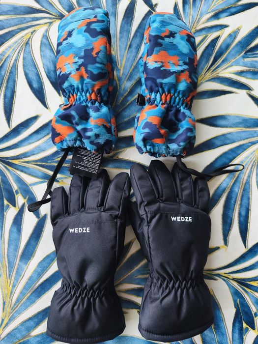 2 pary rękawic zimowych